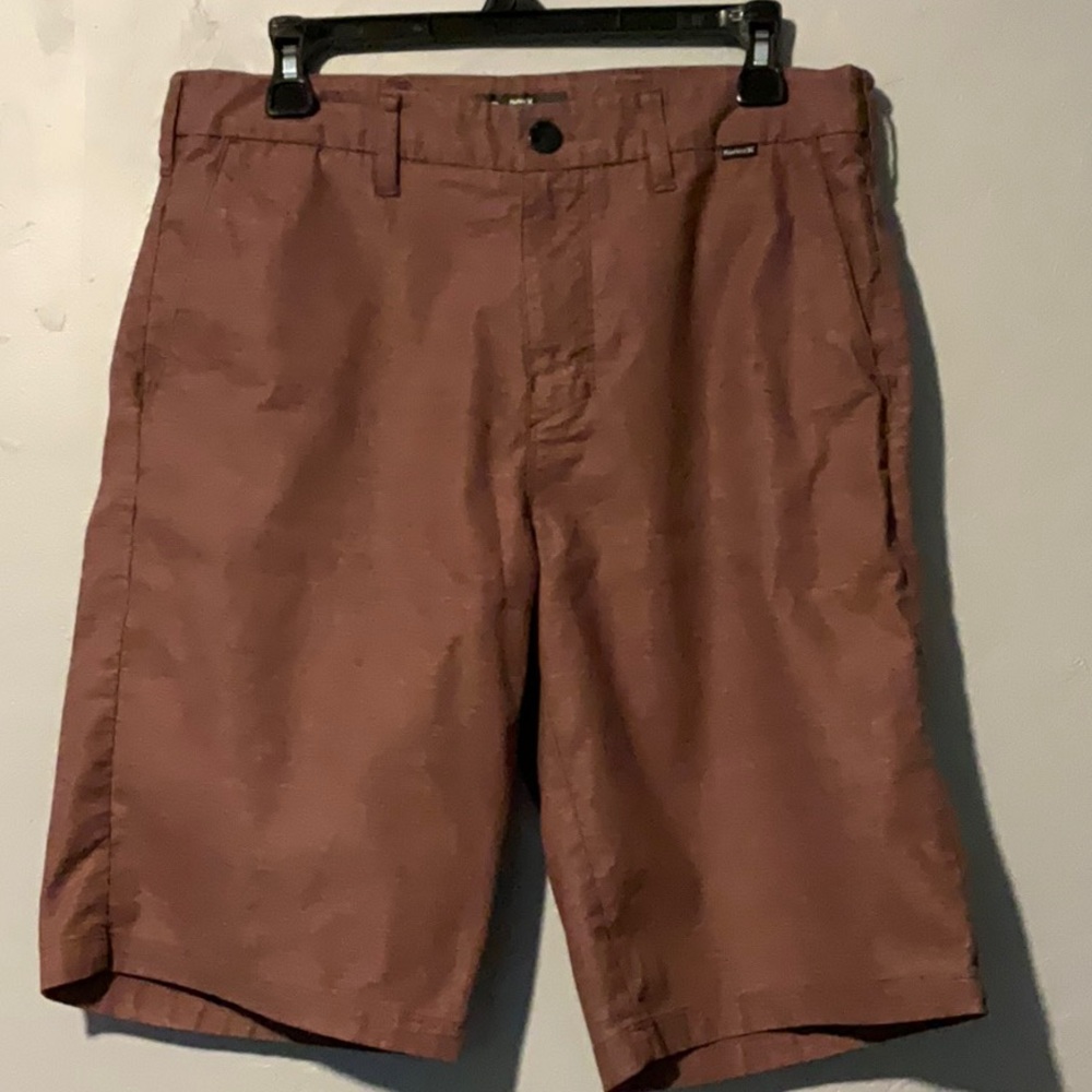 Hurley Maroon Casual Shorts